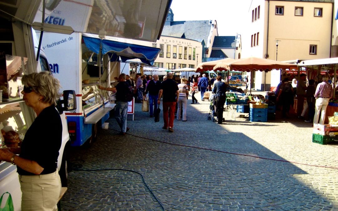 Belebte Innenstadt